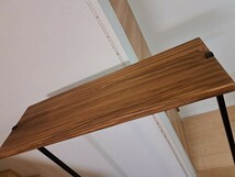 ハンガーラック コートハンガー 木製　ウッド　アイアン　使用期間短く美品_画像2