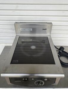 中古品　ホシザキ　IHコンロ　キッチン　店舗用 業務用電磁調理器　HIH-3CB形　3相200V 50/60hz 3000w 動作確認済み