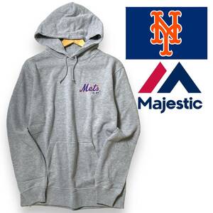 【L】新品 マジェスティック ニューヨークメッツ パーカー MAJESTIC MLB ミニオンコラボ 限定 スウェット L メジャーリーグ ◆R219