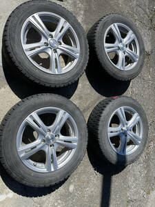 【直接引取限定】アルミホイール 15インチ PCD100 4H 5.5J スタッドレス 175/65R15