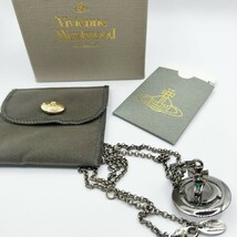 1円 箱付 Vivienne Westwood ヴィヴィアンウエストウッド ニュータイニーオーブ ネックレス ペンダント アクセサリー シルバー系 _画像8