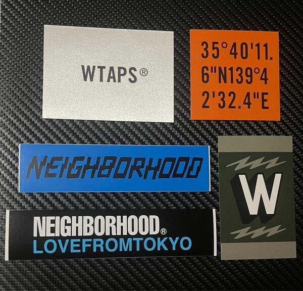 NEIGHBORHOOD・WTAPS Sticker × 5 ネイバーフッド・ダブルダップスステッカー【期間限定オマケ付き】②