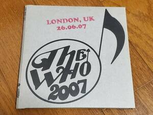 (2CD) The Who●ザ・フー / 2007 - London, UK 26.06.07 Themusic.com