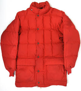 1970s Thaw corpration Down jacket M MADE IN USA Red ヴィンテージダウンジャケット 赤 サウコーポレーション アウトドア VINTAGE