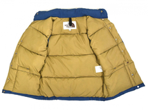 USA製 1980-90s THE NORTH FACE Sierra down vest W-S ヴィンテージノースフェイス シエラダウンベスト レディース 女子 ジャケット 茶タグ_画像3