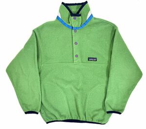 2000 PATAGONIA Synchilla Snap-T MADE IN USA KIDS’M Green キッズ パタゴニア シンチラスナップT フリースジャケット 90s 子供用