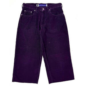 USA製 1997 LEVI’S silverTab BAGGY MEGA WIDE LEG Corduroy W35 Purple オールドリーバイス シルバータブ コーデュロイパンツ