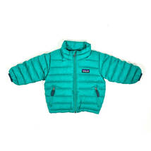 キッズサイズ 2013 PATAGONIA Kid’s Baby Down sweater 6M Green オールド パタゴニア ダウンセータージャケット アウトドア キャンプ_画像1