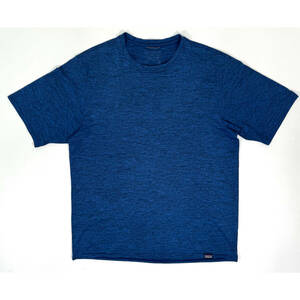 美品 2020 PATAGONIA CAPILINE COOL DAILY Tee Blue パタゴニア キャプリーン クールデイリーTシャツ 半袖シャツ アウトドア 登山 テック