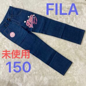 FILA 150 春物　七部丈　デニムパンツ　女の子