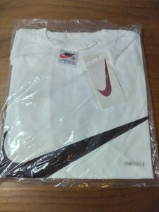 【1円〜】未使用 デッドストック 90s NIKE T-SHIRT Tシャツ ホワイト