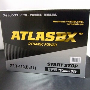 正規 アトラス 新品 ISS アイドリングストップ車 対応バッテリー T110 (D31L) マツダ CX-5 LDA-KE2AW アクセラ アテンザ トヨタ ランクルの画像1