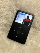 希少Apple iPod classic 第6.5世代 160GBからSSD512GB オールブラック U2カラー　 黒カスタム　改造 MC297J MC293J パネル バッテリー新品_画像1