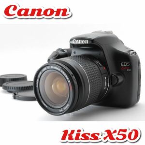 美品★Canon Kiss X50 レンズキット★iPhone転送OK！★小型軽量モデル！