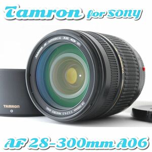 美品★タムロン AF 28-300mm A06 ソニー/ミノルタ用★万能の高倍率ズームレンズ！