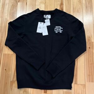 ロンハーマンRon Herman レイニングチャンプ REIGNING CHAMP Crew Neck Sweatスウェット　トレーナー　ブラック　Mサイズ