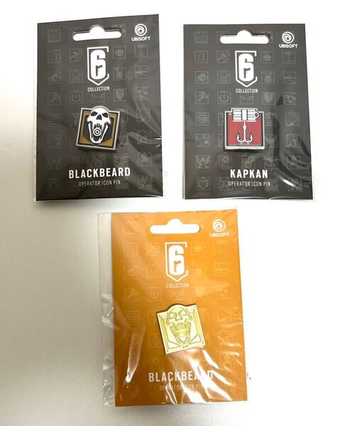 レインボーシックス シージ オペレーターピンバッチ 3種セット
