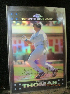 ★野球カード F・トーマス 2007 Topps Chrome #116 Refractor　即決!!