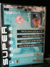 ★野球カード D・ジーター 1999 Upper Deck MVP Super Tools T4　即決!!_画像2