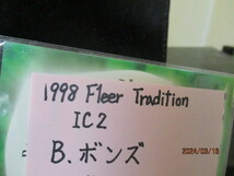 ★野球カード B・ボンズ 1998 Fleer Tradition IC2　即決!!_画像3