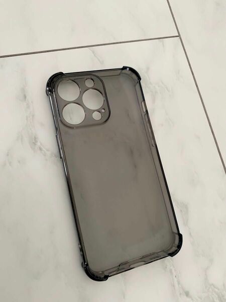 iPhone13Pro ソフトケース　 ブラッククリア