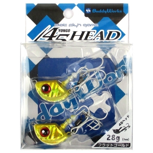 バディーワークス 45HEAD 28g フラットゴールド×2箱 　送料無料