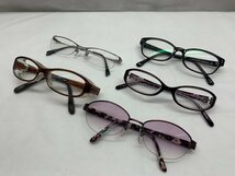 眼鏡 メガネ まとめ 5本 度入り Guy Laroche GUARD GLASSES agnes b JILL STUART_画像1