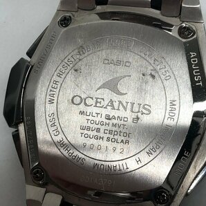 【稼働品】CASIO カシオ OCEANUS オシアナス OCW-T750 電波ソーラー デイト チタン ホワイト文字盤の画像10