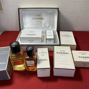 ☆1円〜シャネル CHANEL オードトワレ 香水 まとめ 当時物 SAVON 残量画像ご確認下さい 箱入り 未使用あり ゆうパック820円