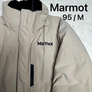 美品　韓国　ファッション　マーモット　ダウンジャケット　Marmot down ベージュ　95 Mサイズ