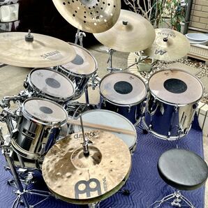 ☆Pearl/パール製ドラムセットRangerシリーズ多点キット/程度良好！Zildjian他シンバルの画像9