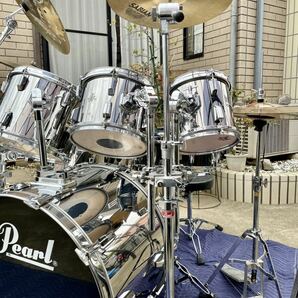 ☆Pearl/パール製ドラムセットRangerシリーズ多点キット/程度良好！Zildjian他シンバルの画像3