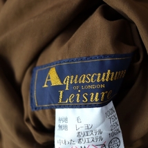 アクアスキュータム Aquascutum リバーシブル ジャケット チェック size M程度 / 古着 ヴィンテージ_画像4