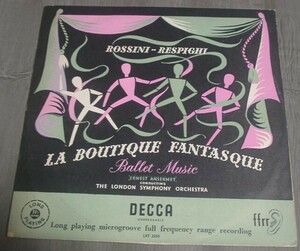 Anselme/Rossini -Respigi "Необычный магазин" ♪ Английская декака начальное сувенирное издание