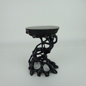 [ used ] stand for flower vase root table height approximately 13cm ornament pcs ornament pcs flower ornament wooden small goods table bonsai pcs reality goods used 