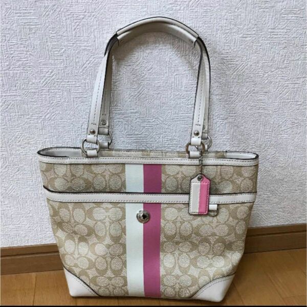 COACH コーチシグネチャー トートバッグ