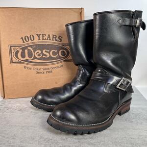 【100周年モデル】ウエスコ/WESCO BOSS エンジニア ブーツ　ブラック