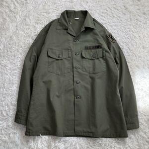 【70s】アメリカ軍/U.S.ARMY ユーティリティ シャツ　長袖　OG507