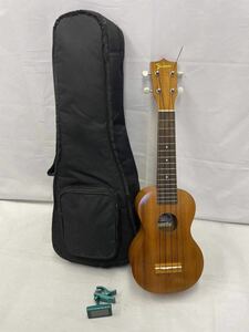 Famous フェイマス UKULELE 60th Anniversary 1955-2015 FS-5G ソプラノウクレレ Louis クリップチューナー付 ケース付 動作・通電未確認