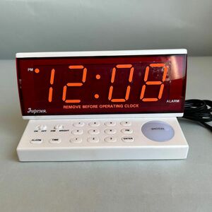 【未使用】デジタル LED アラーム クロック 目覚まし時計 置時計