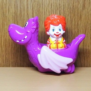 bebirona McDonald's ronarudo baby фигурка динозавр лиловый US 2008 Bay Be Дональд mi-ru игрушка Ame игрушка 