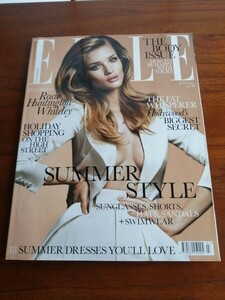 ELLE UK MAGAZINE 2011 july イギリス エル 雑誌 海外 Rosie Huntington-Whiteley(ロージー・ハンティントン＝ホワイトリー 洋雑誌 表紙