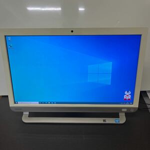 【TOSHIBA】REGZA D713/T3kW Cel 1005M 1.9GHz/4GB/HDD2TB/Win10/Office2013H&B エラー無し、中古