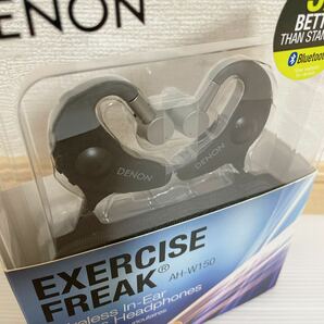 1円〜 新品 未使用品 DENON EXERCISEFREAK ワイヤレスイヤホン AH-W150 ブラック A-430の画像6