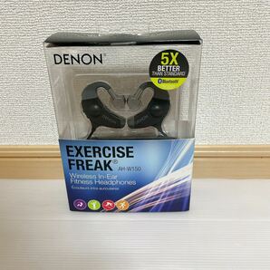 1円〜 新品 未使用品 DENON EXERCISEFREAK ワイヤレスイヤホン AH-W150 ブラック A-430の画像2
