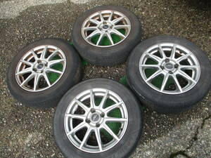 引取希望★アクア SCHNIDER A-TECH 15x5,5+45 4H/100 オマケ(グッドイヤーEG02/2021 175/65R15) WISH等★