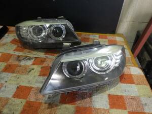 030224 BMW E91 ツーリング 後期 LCI HID ヘッド Light ランプ leftright Set E90　［F］