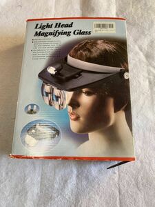 【中古美品】双眼ヘッドルーペ　LIGHT HEAD MAGNIFYING GLASS　Light Head Magnifying Glass　（U-00）