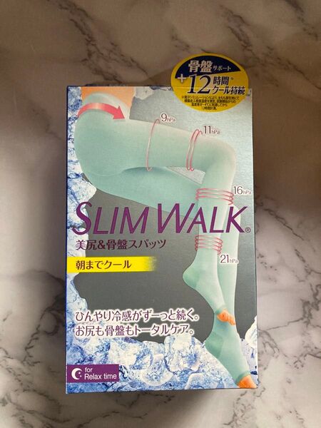 スリムウォーク 美尻&骨盤スパッツ 朝までクールS〜Mサイズ