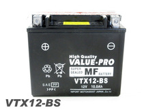 新品 即用バッテリー VTX12-BS 互換 YTX12-BS FTX12-BS / ゼファー400 ゼファーX ZZ-R400 KLE400 ZR-7S ゼファー750_画像4